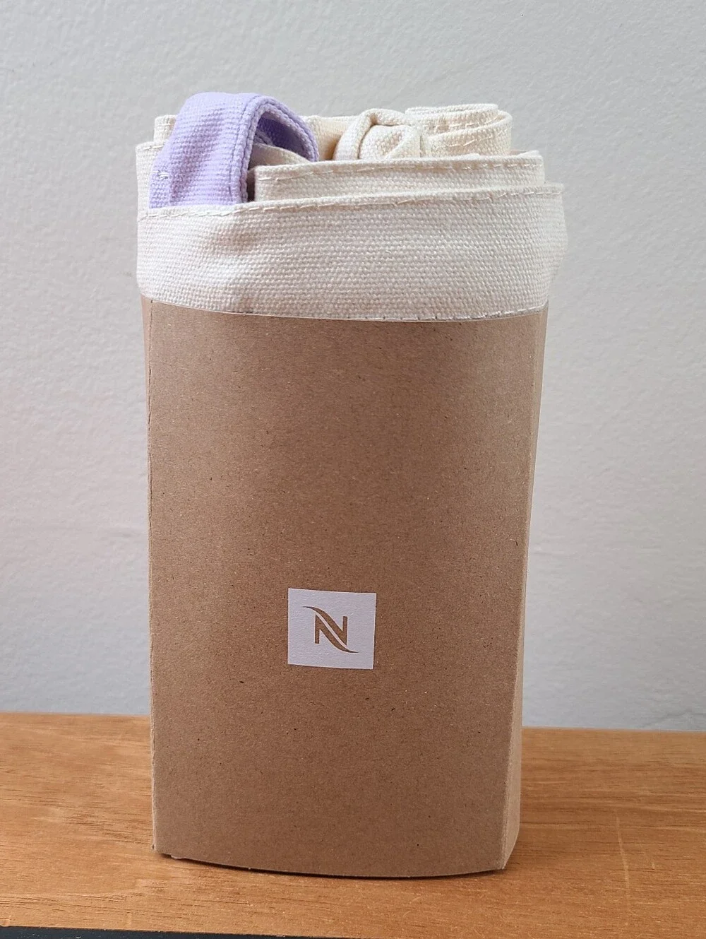 NWT Nespresso Lavender Tote & Ice Tray Limited Edition Bundle NEW